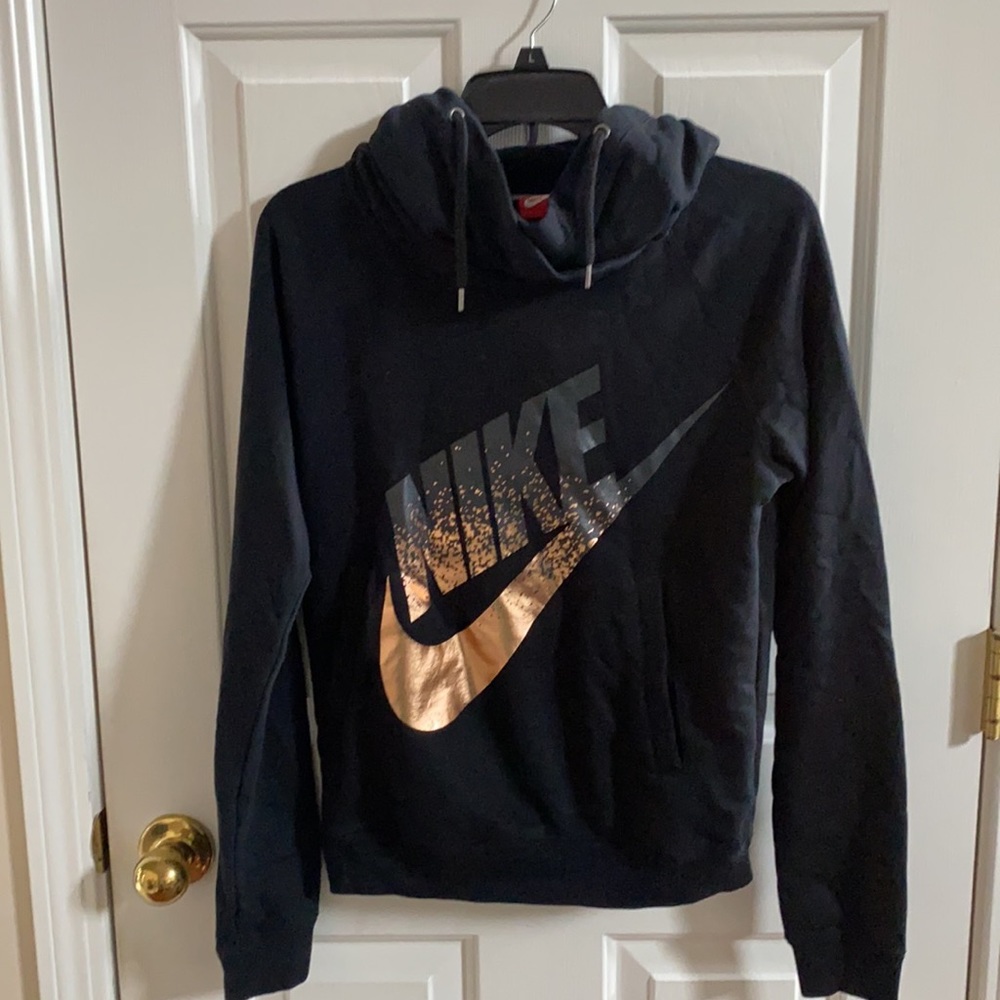 Nike Black & Rose Gold Hoodie - Picture 3 of 12